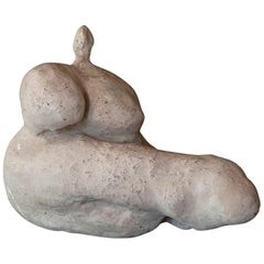 Figurative Plaster Sculpture, France, 1960s Figurative Plaster Sculpture, France, 1960s