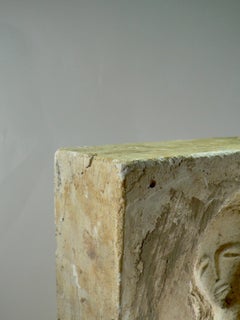 Figurative Gipsskulptur aus den 1950er Jahren mit französischem Ursprung.