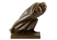 Figurative Sculpture in Bronze, 20th Century, Art Deco style