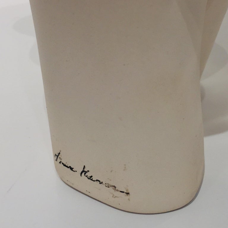 Figurative Unglazed Ceramic Female Sculpture For Sale at 1stdibs