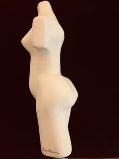 Figurative Unglazed Ceramic Female Sculpture, Ref. B_A