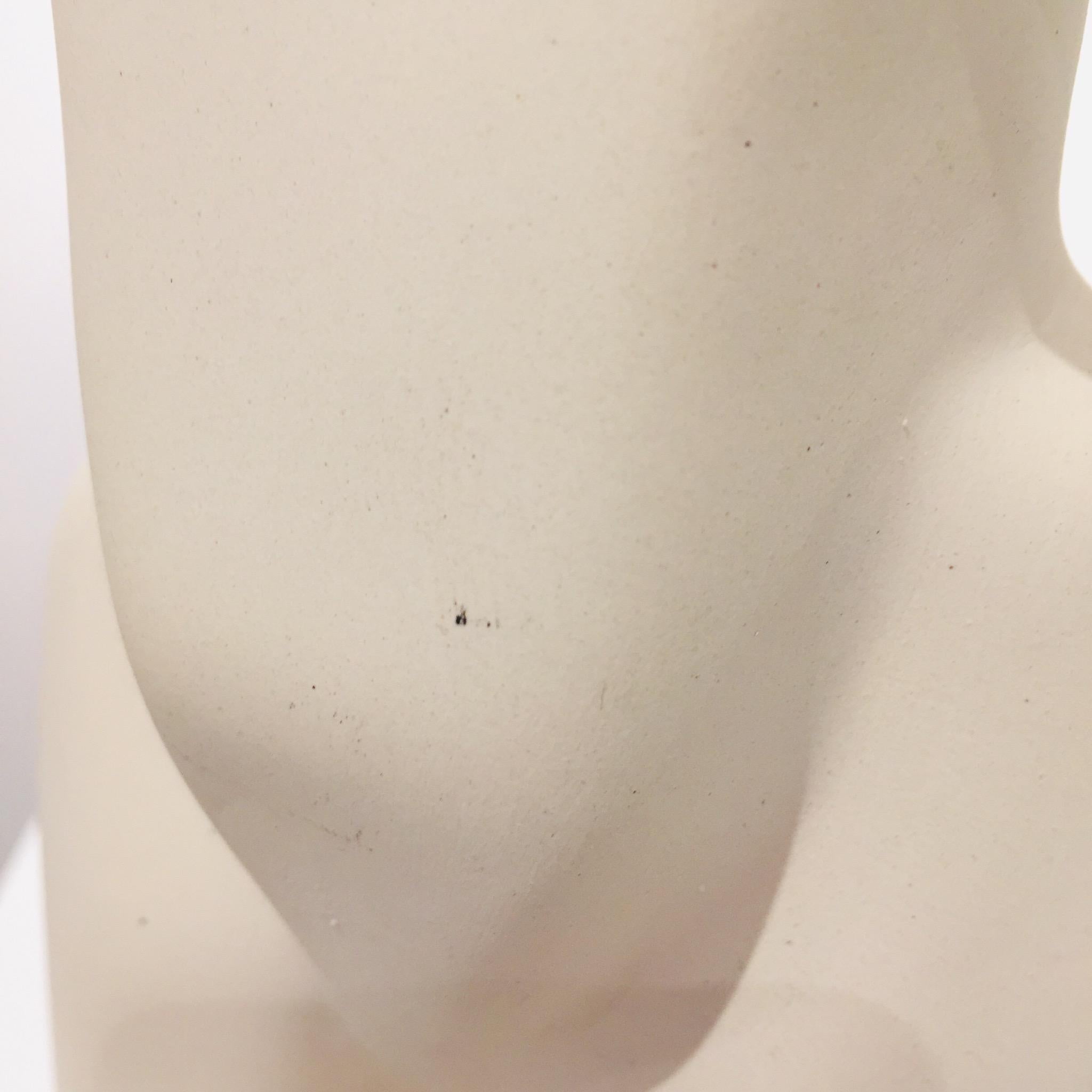 Figurative Unglazed Ceramic Female Sculpture For Sale 4