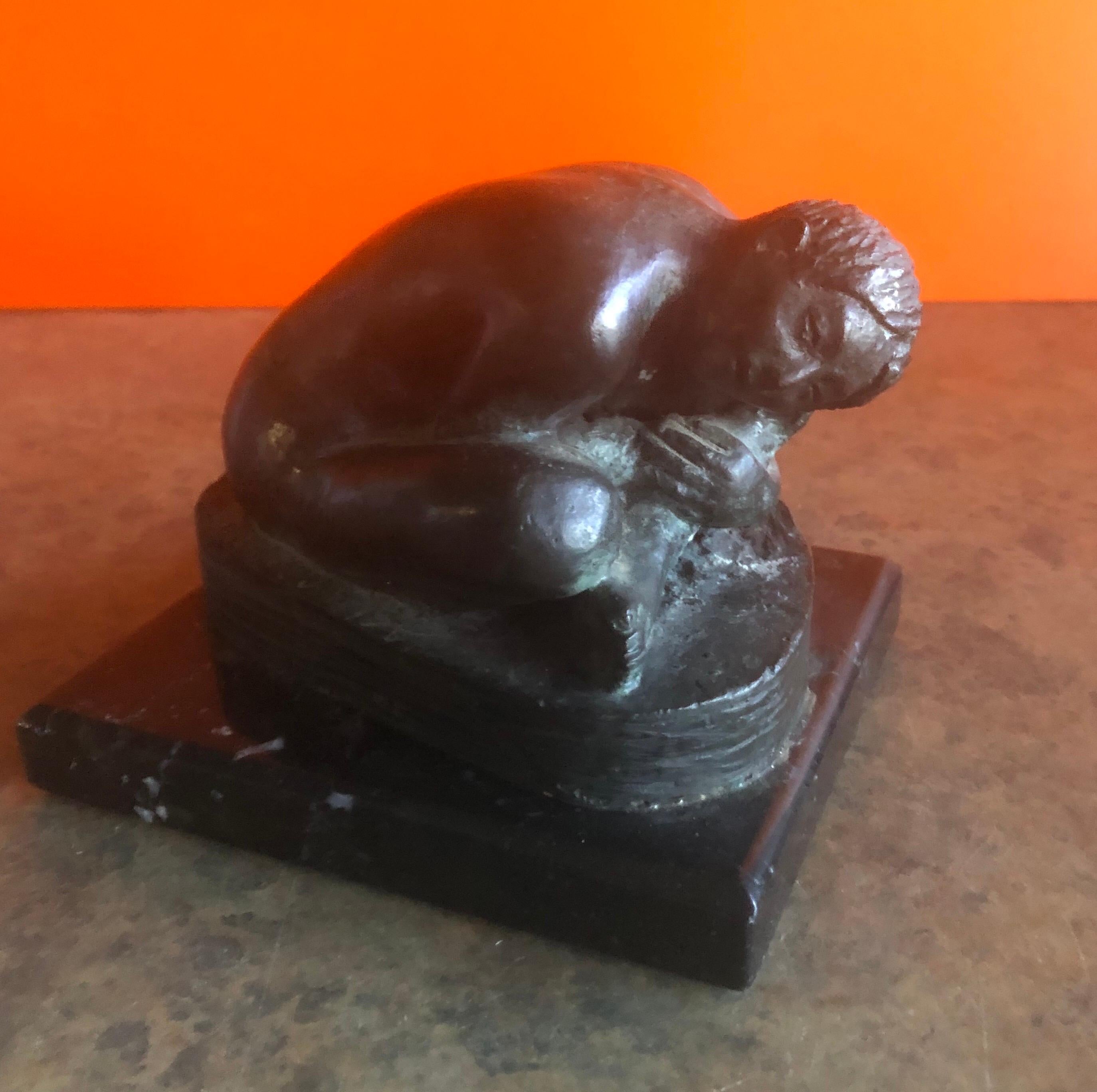20th Century Figurative Woman in Bronze by Ignacio Castenada Jarmillo For Sale