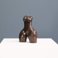 Figurative ‘woman’ torso stone sculpture by Agnera K.