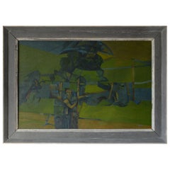 Figure in an Abstract Landscape, A. C. Taylor, circa 1950