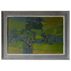 Figure in an Abstract Landscape, A. C. Taylor, circa 1950