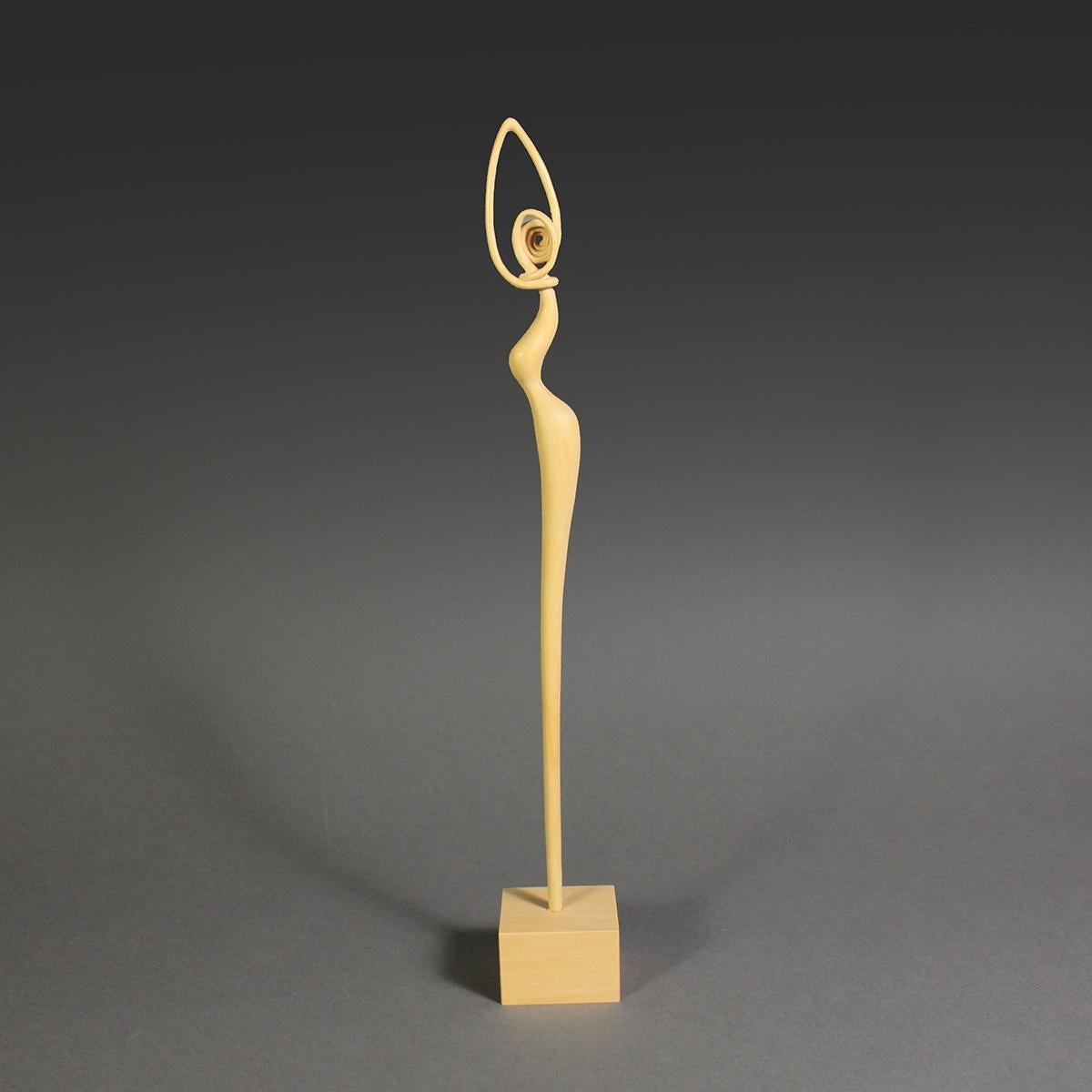 Figure IV, Wood Sculpture by Nairi Safaryan For Sale