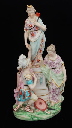 Figure Jason and Medea at the Altar of Diana, Derby Porcelain Works, circa 1775