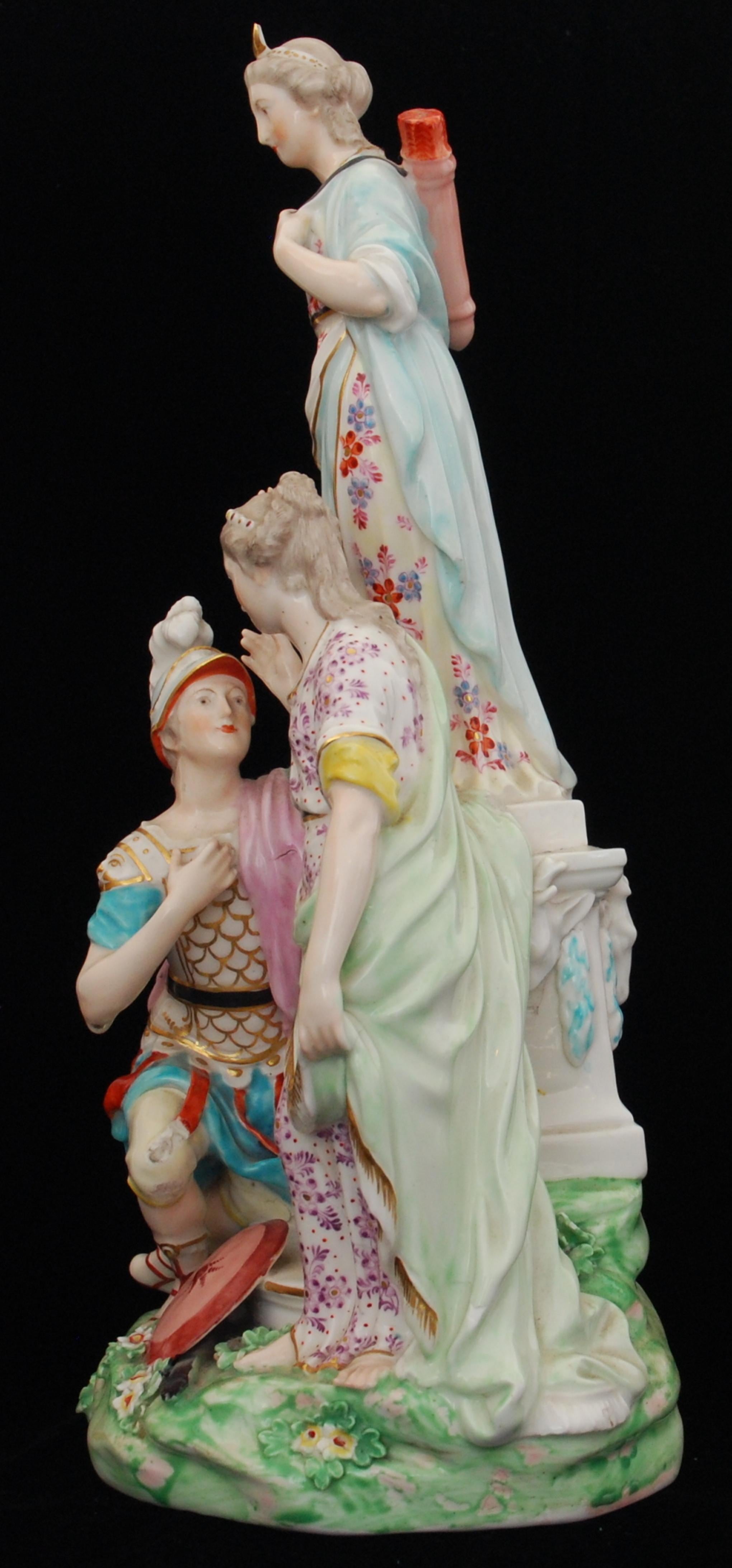 Figure Jason and Medea at the Altar of Diana, Derby Porcelain Works, circa 1775 For Sale 2