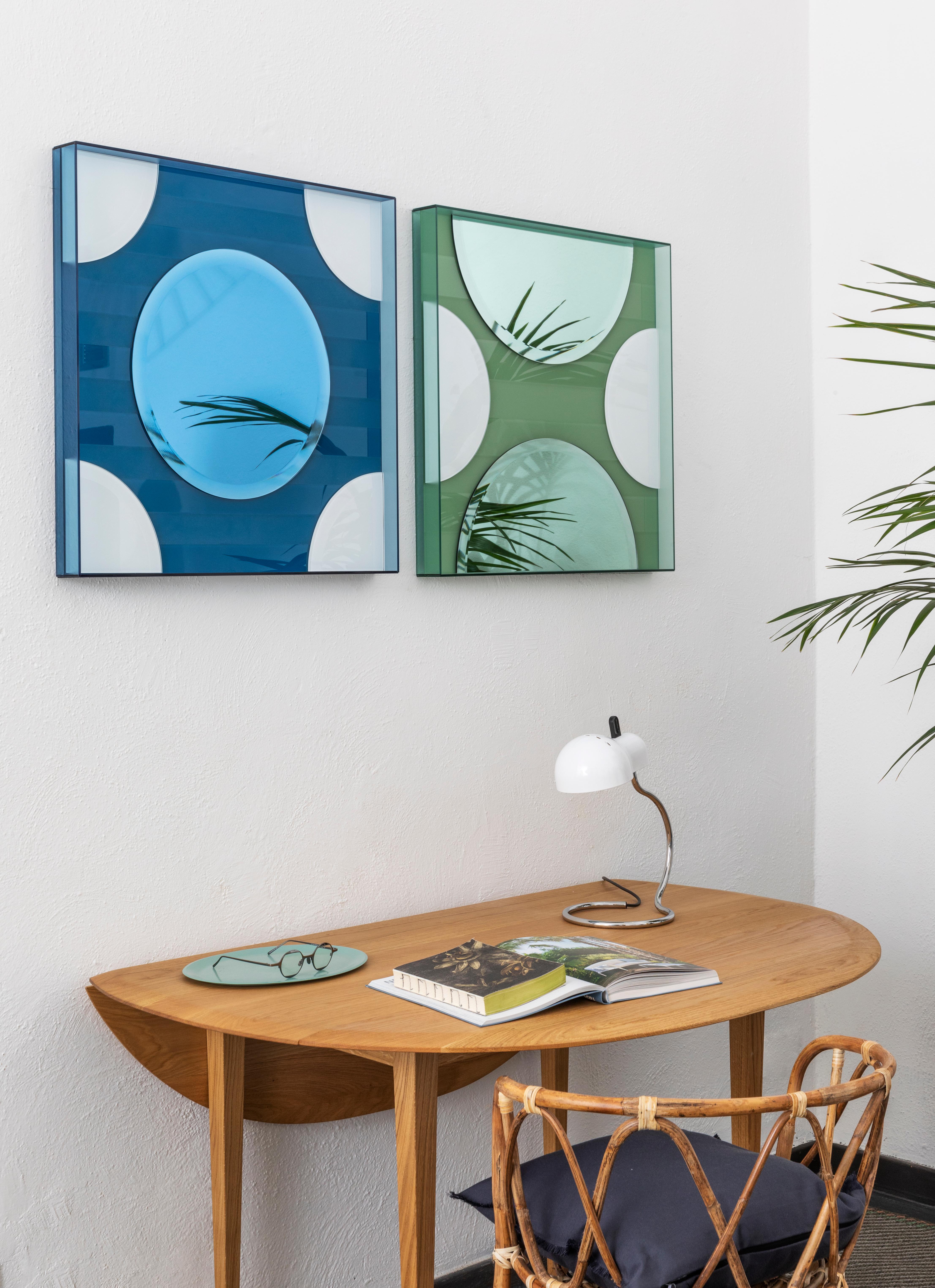 Periodo contemporaneo Figure M2 Green Mirror in vendita