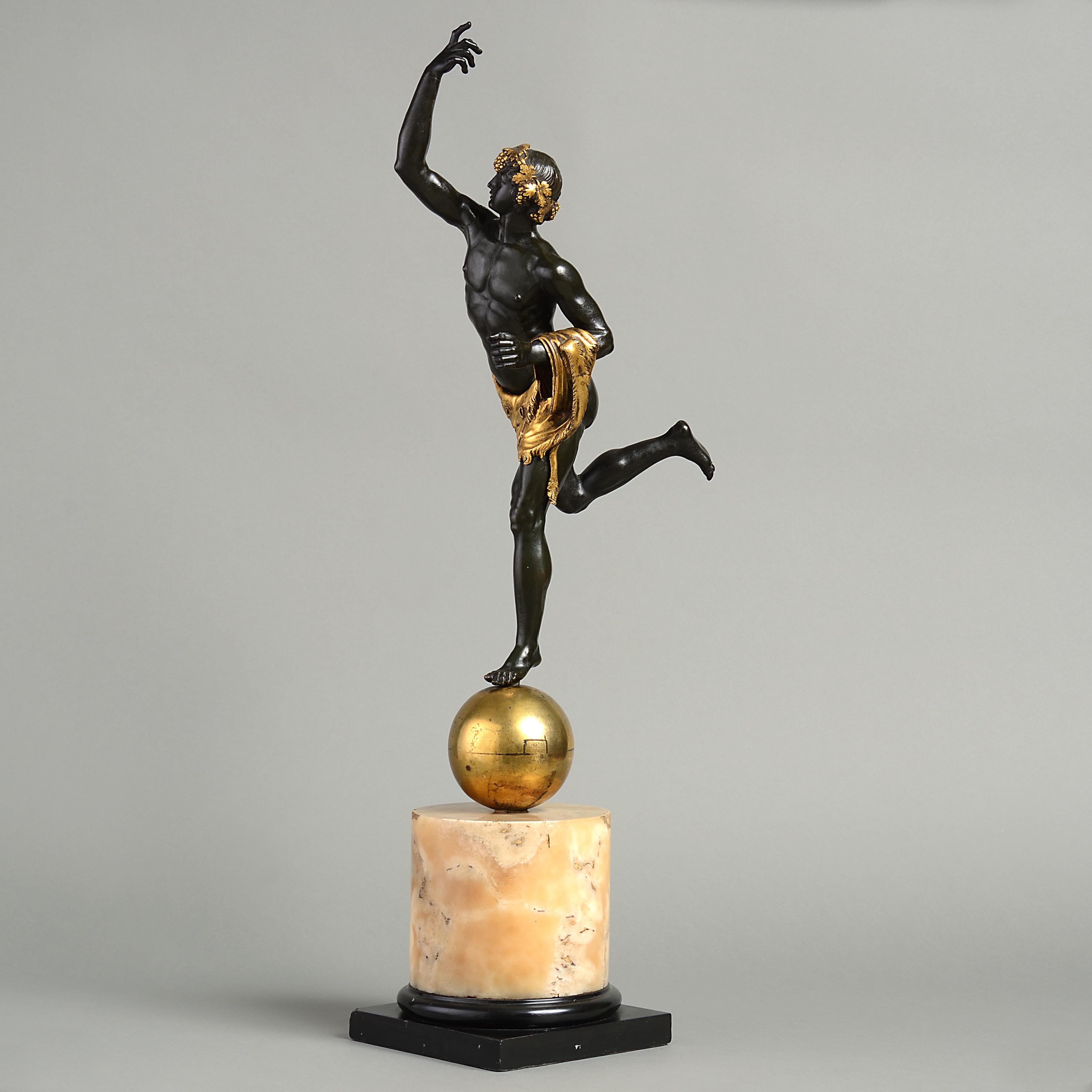 Bronze Figure d'une Bacchante en vente