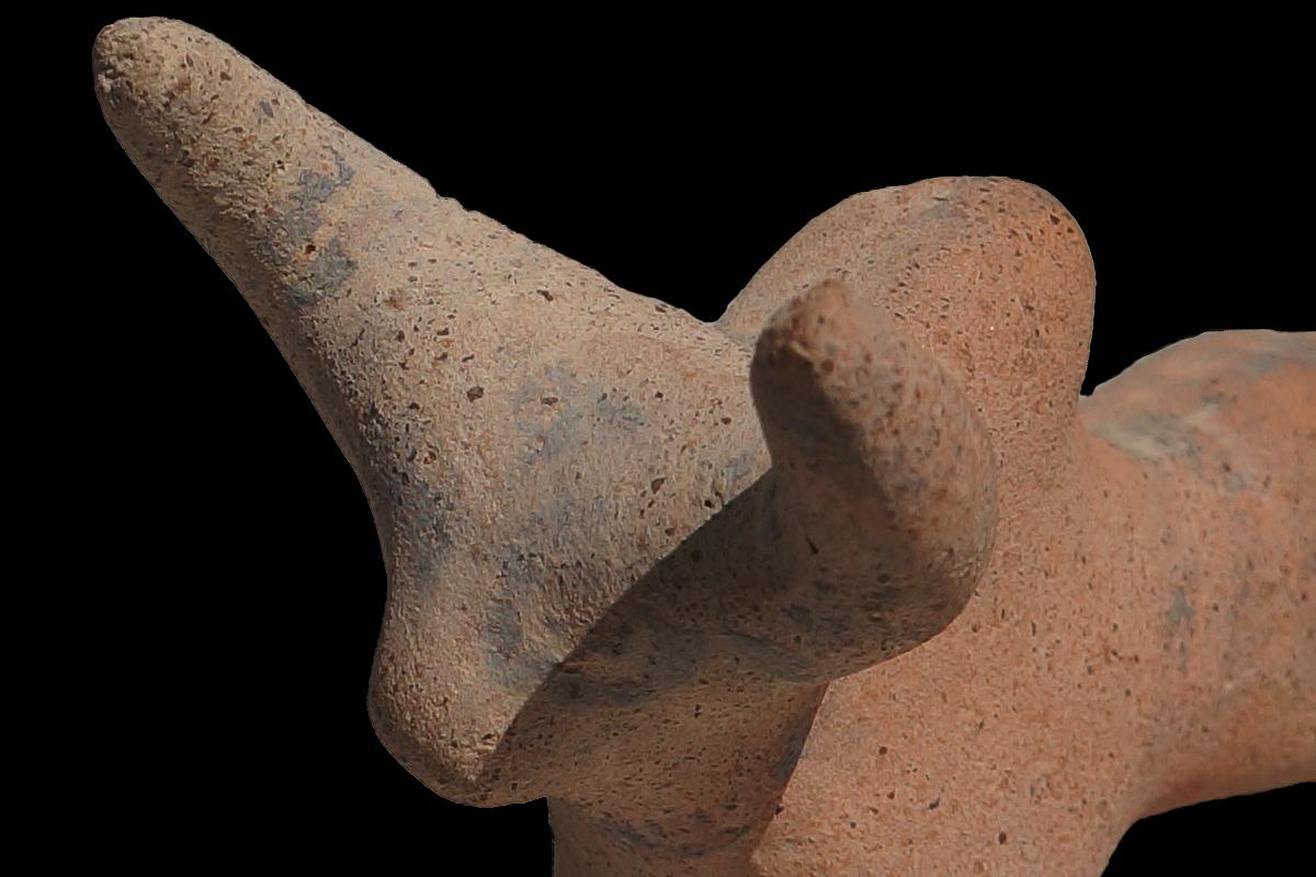 Prehistoric Figure of a Bull, Mesopotamia For Sale