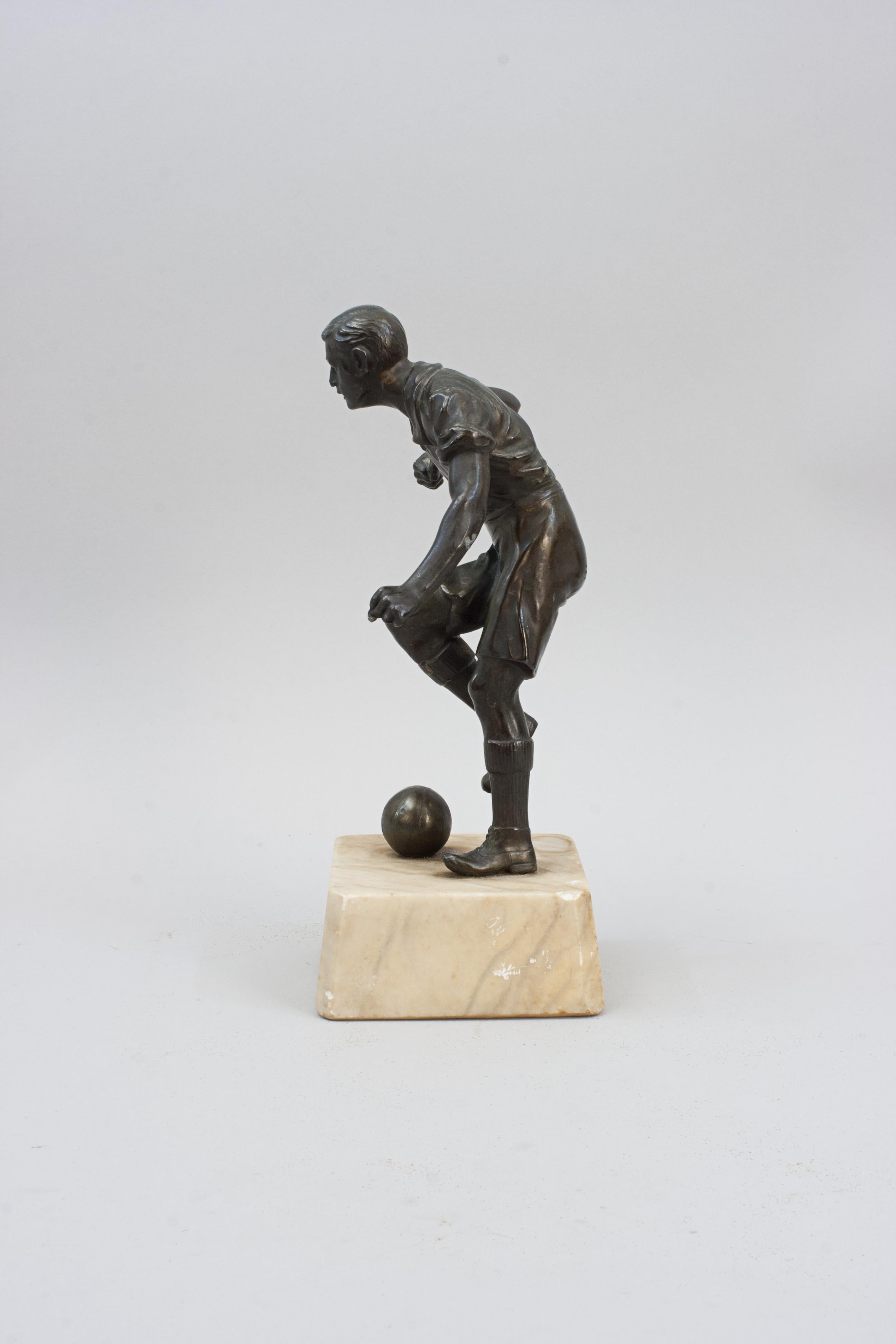 Sporting Art Figure Of A Football Player For Sale