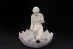 Figure of a Girl Kneeling in Petals from Ronzan, 1940s