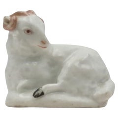 Figur eines Widders, Derby Porzellanwerke, um 1760