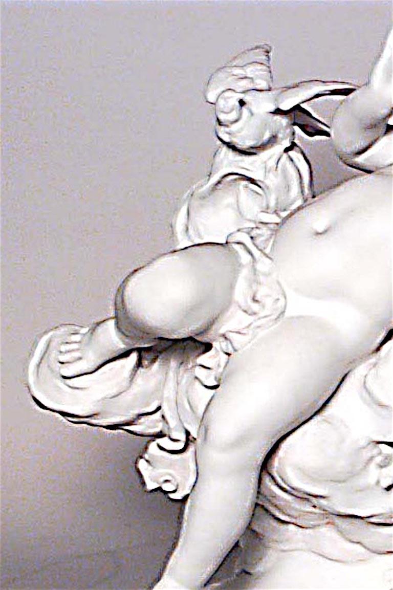 French Louis XV Unglazed Sevre Cupid For Sale