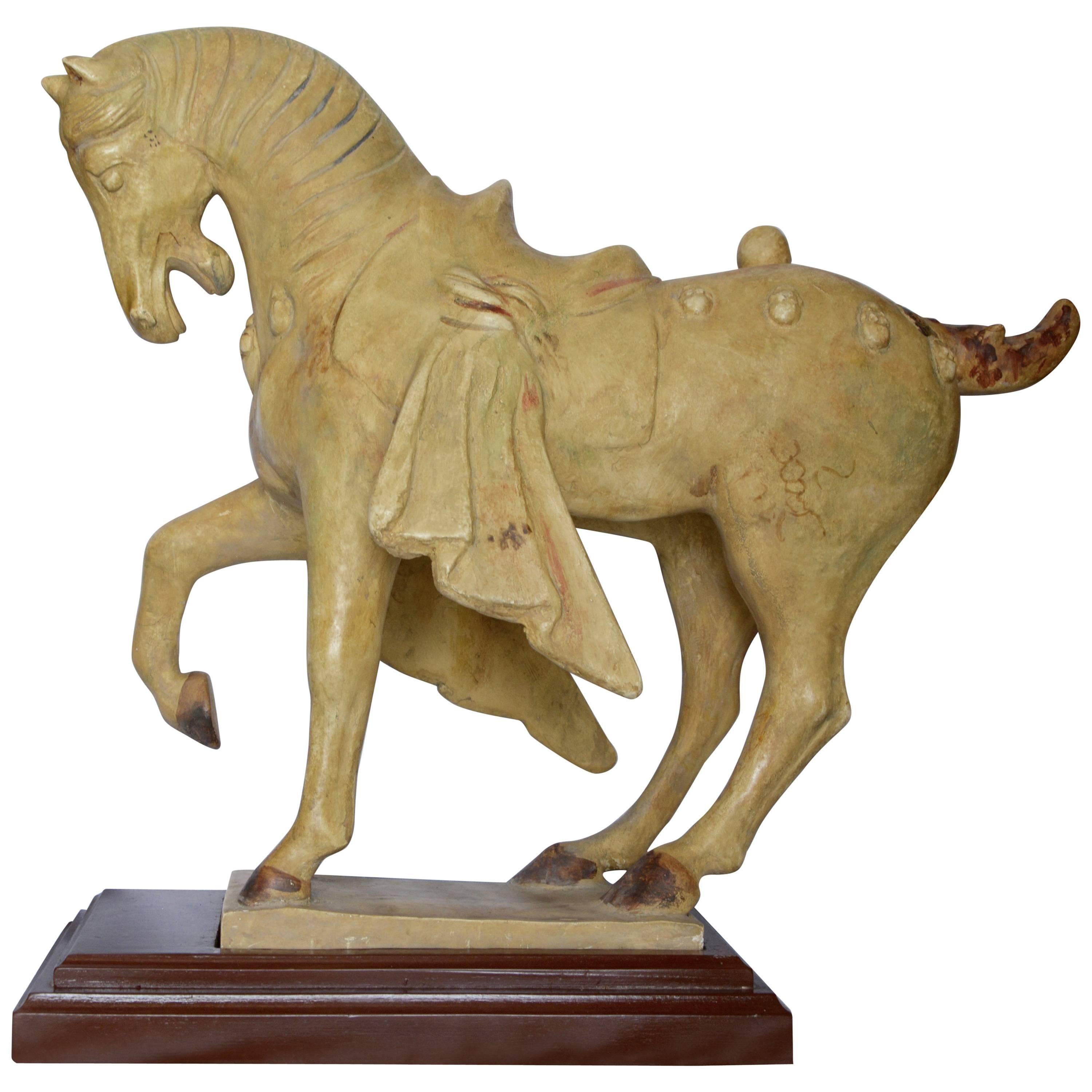 Figure of a Standing Horse by Alva Museum Replicas