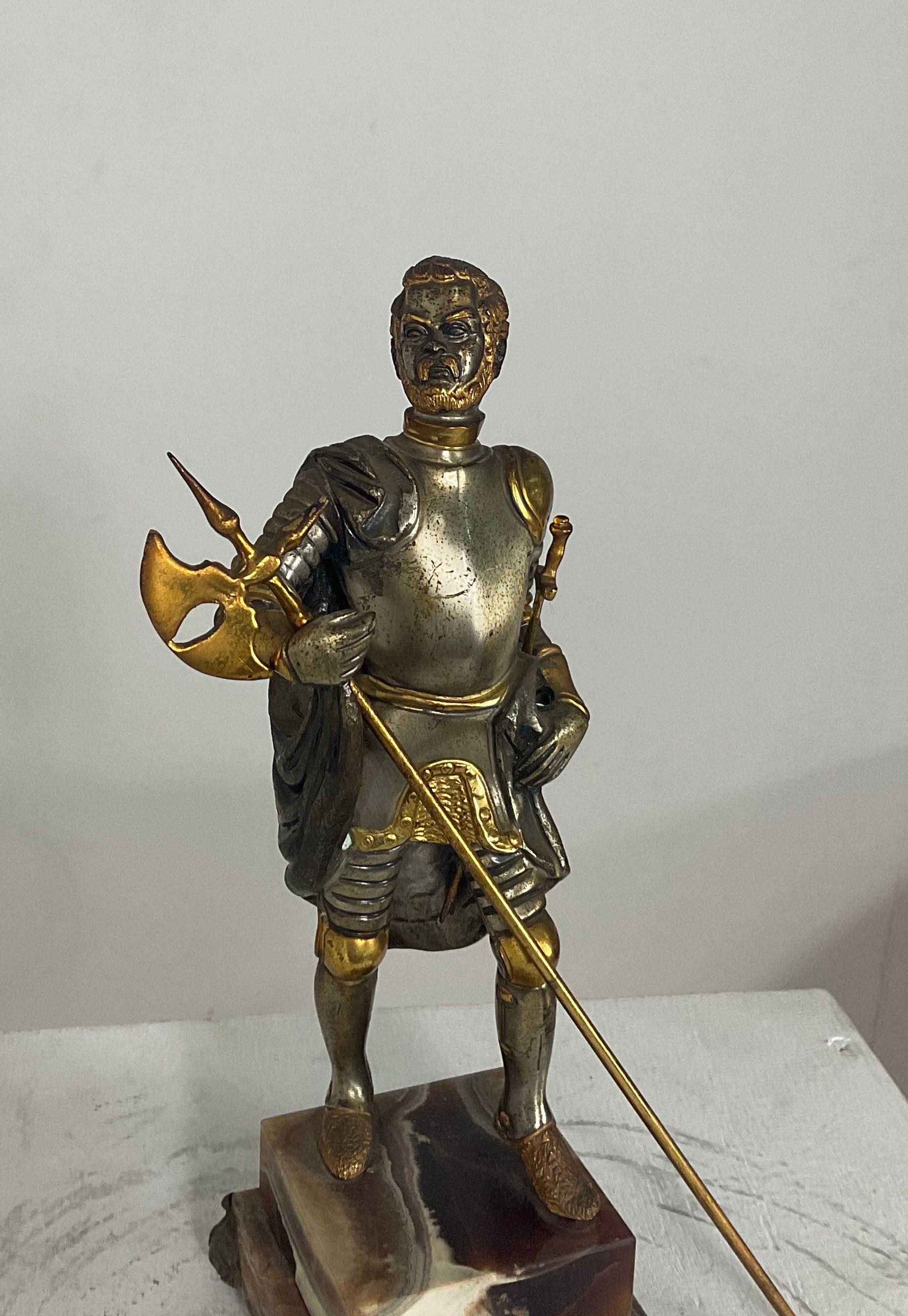 Figure of English knight produced by Giuseppe Vasari in the 70s For Sale 5
