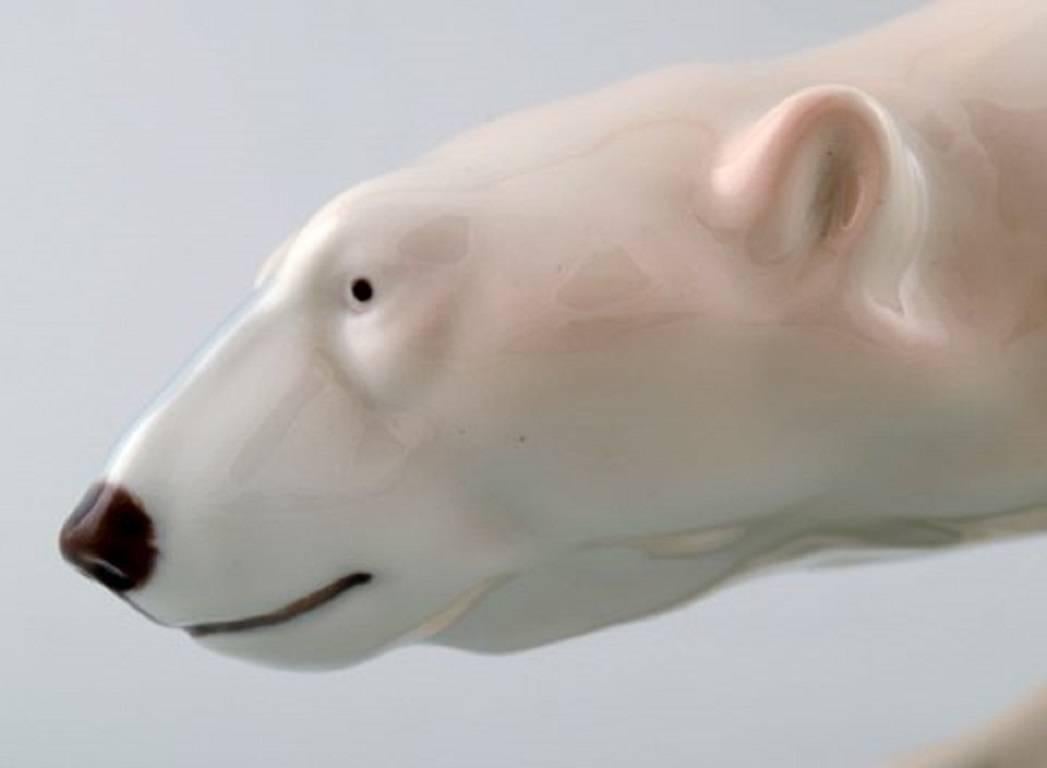 20th Century Figure of Large Walking Polar Bear 'No. 425' from Royal Copenhagen