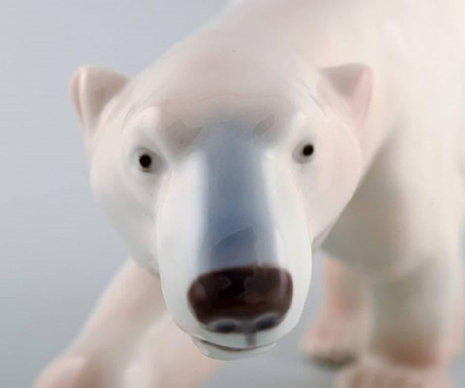 Figure of Large Walking Polar Bear 'No. 425' from Royal Copenhagen 1