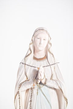Figure of Our Lady of Lourdes in Ceramic