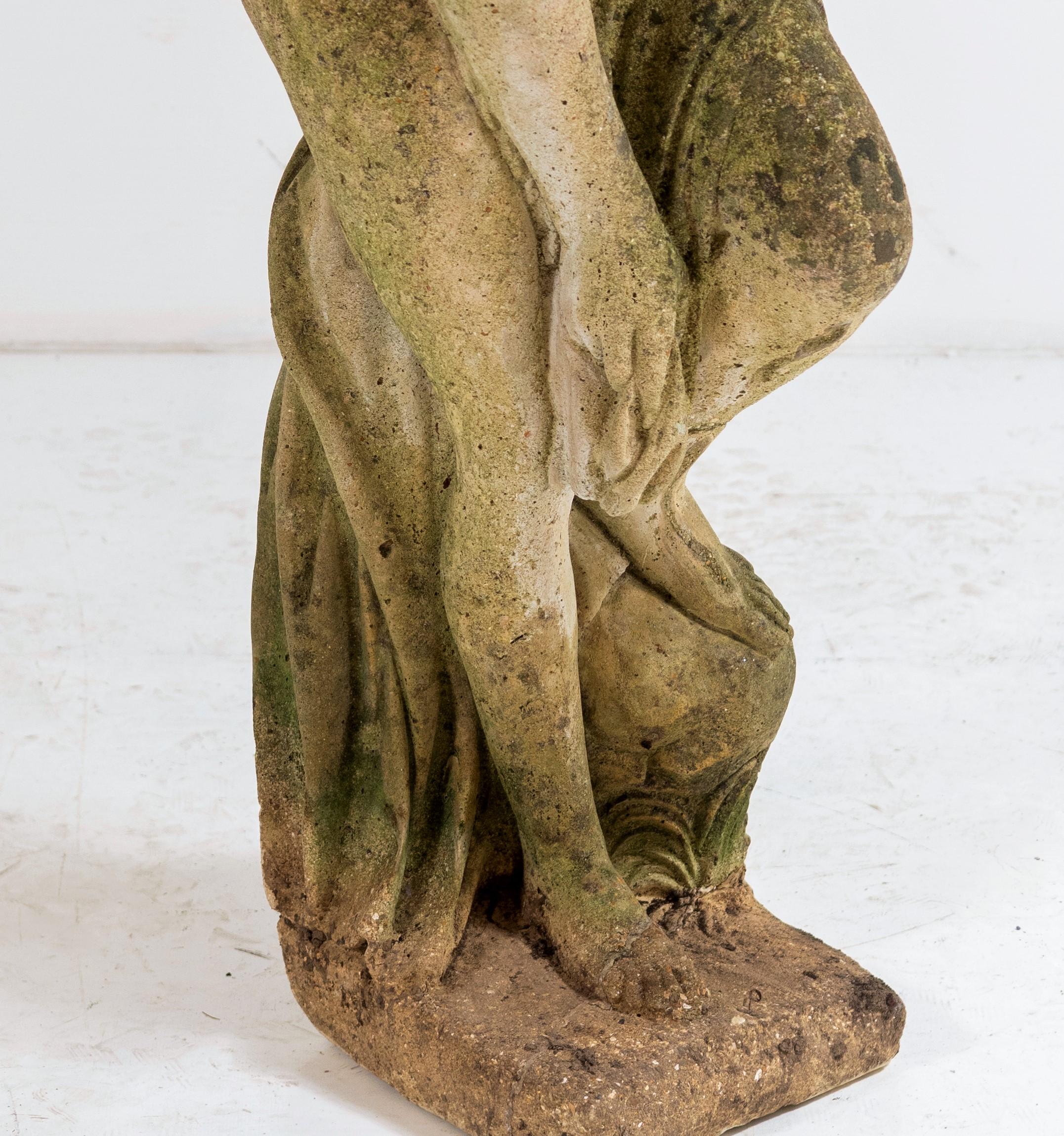 Figure of Venus Garden Statue Naturally Weathered Stone Sculpture 3