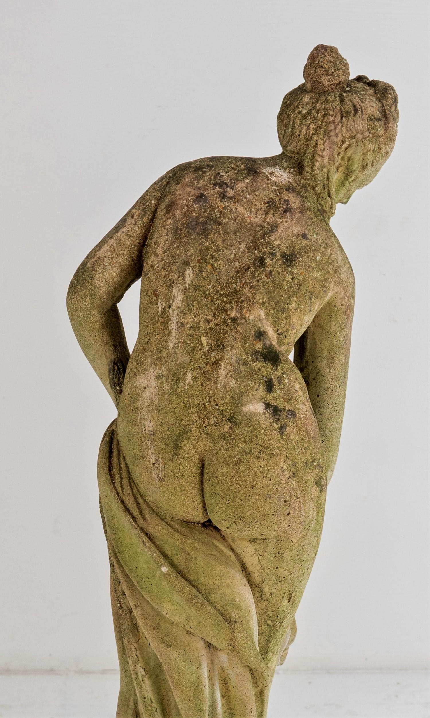 Figure of Venus Garden Statue Naturally Weathered Stone Sculpture 5