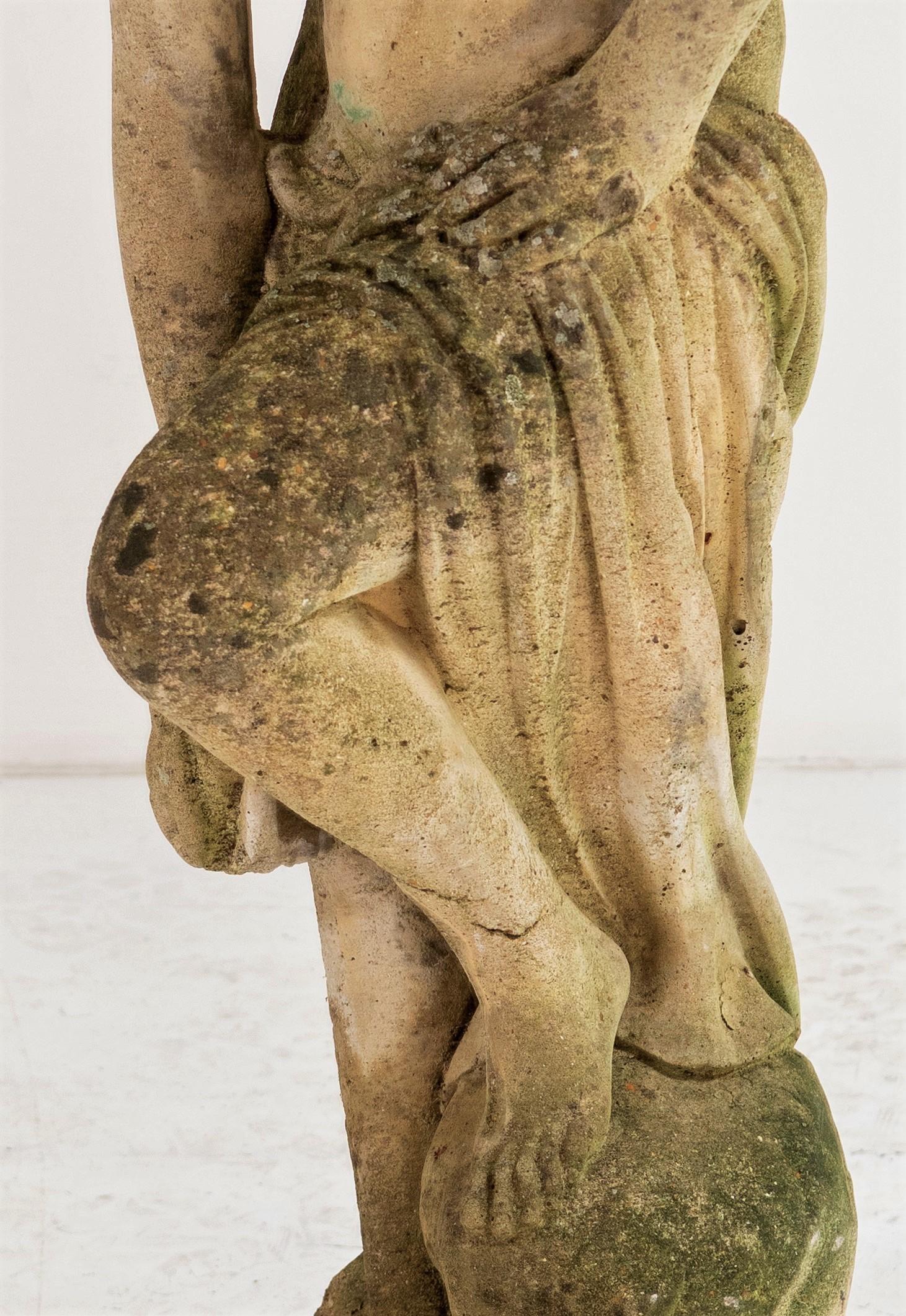 Figure of Venus Garden Statue Naturally Weathered Stone Sculpture 1