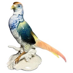 Figure Porcelain Bird Pheasant Karl Ens Germany