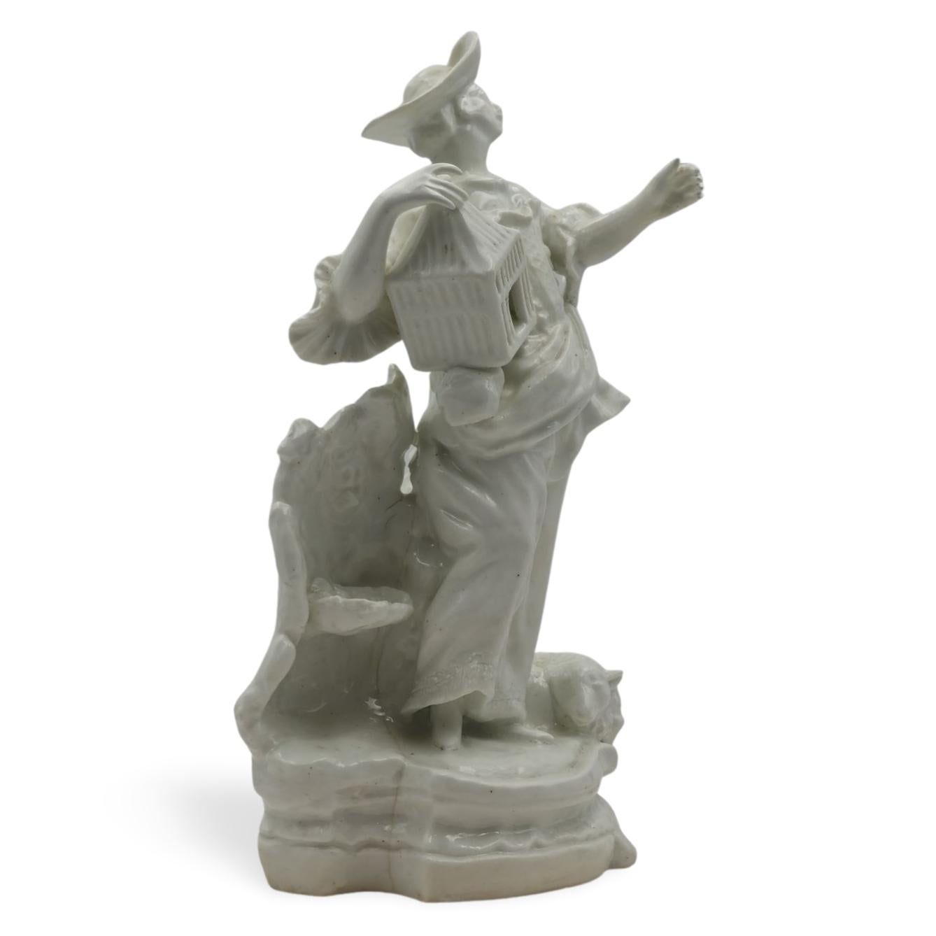 Figura que representa el Matrimonio, fábrica de porcelana Bow Porcelain, hacia 1750 Porcelana en venta