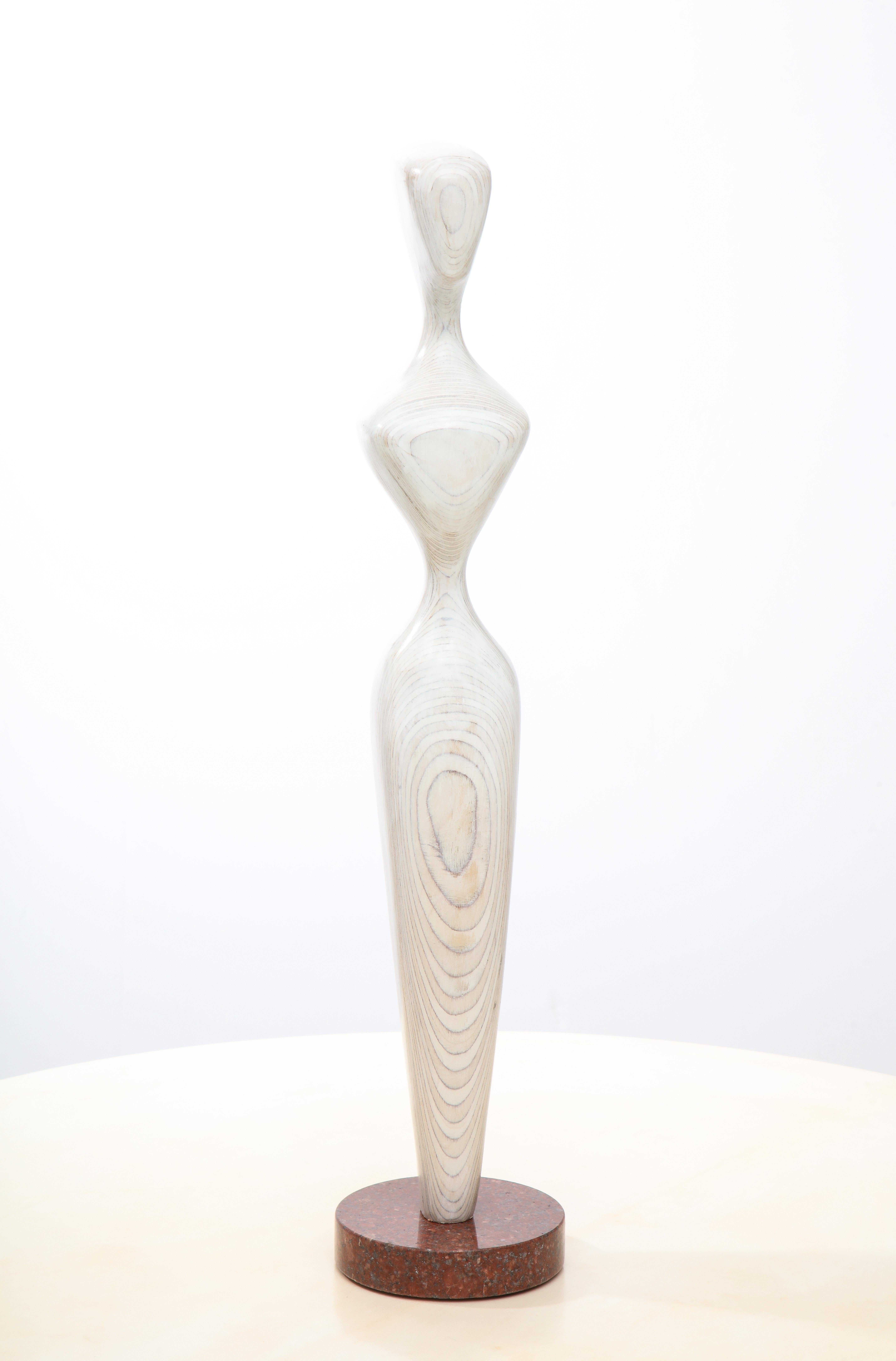'Figure Study III' Contemporary Wood Figurative Sculpture 9