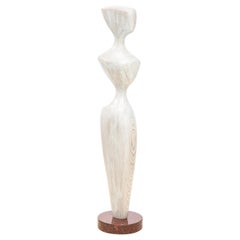 'Figure Study III' Contemporary Wood Figurative Sculpture