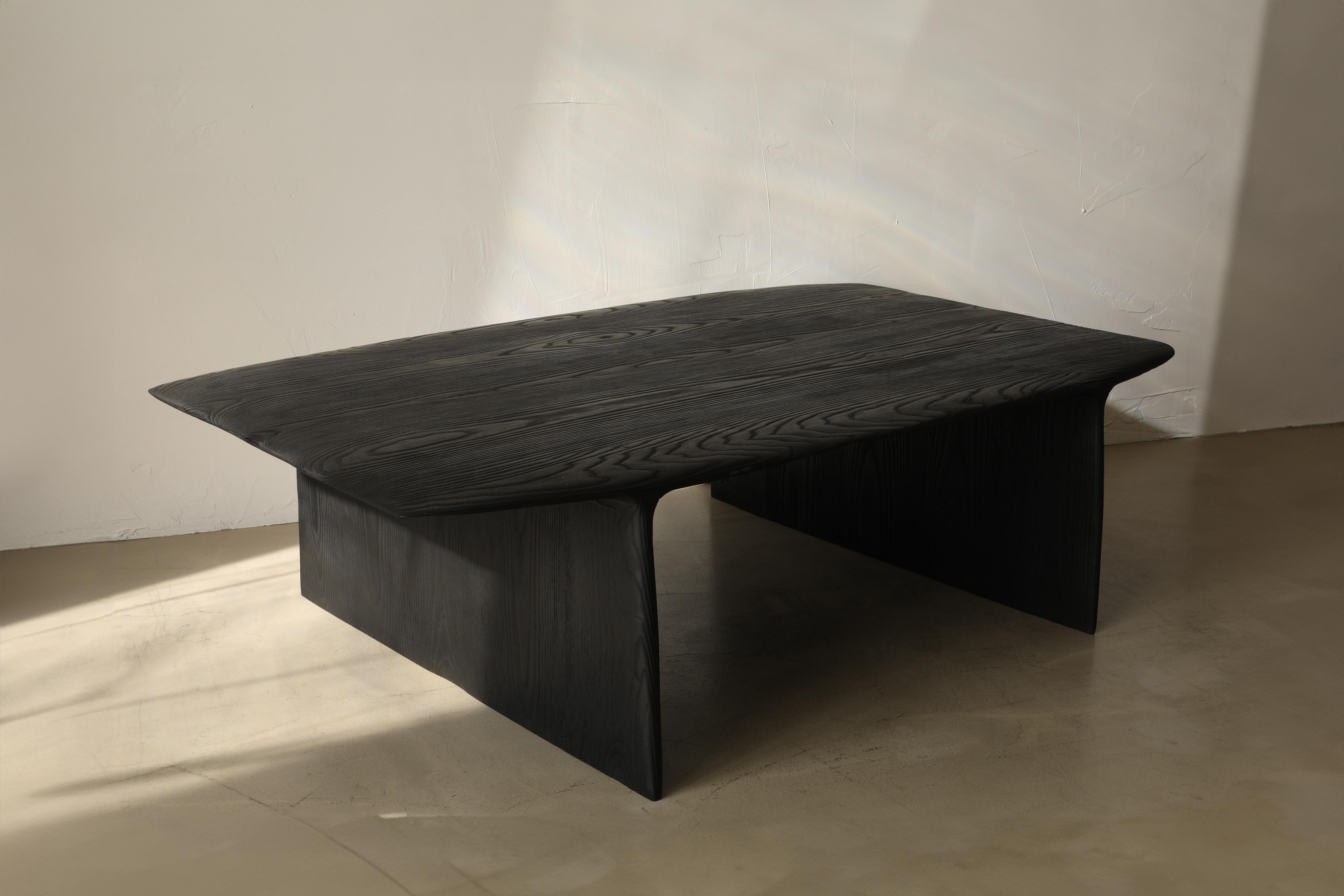 Wood Figures Coffee Table For Sale