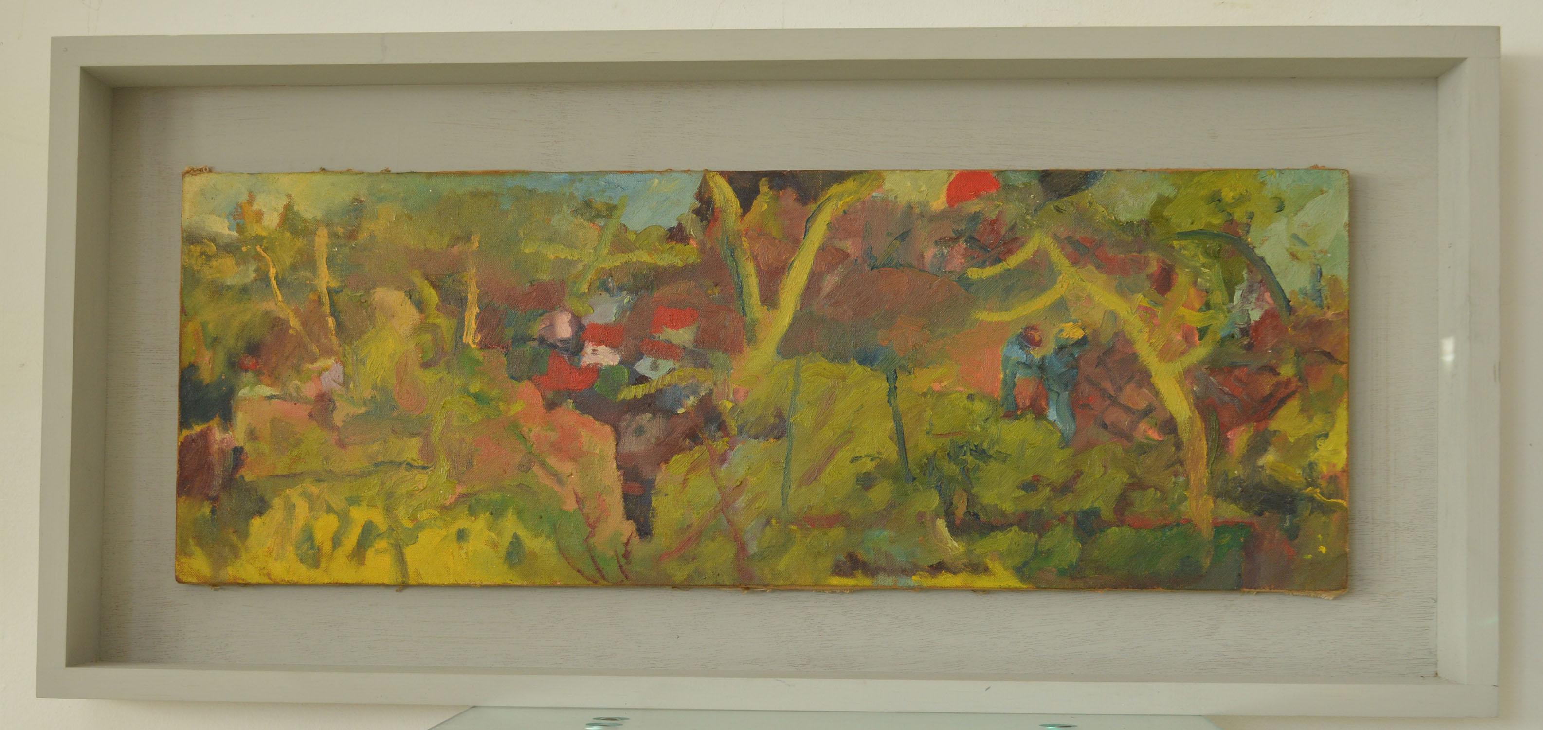 Painted Figures in a Landscape, Tony Phillips, 1975