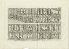 Figures with Animals and a Chariot on Wall D at Persepolis, 1780