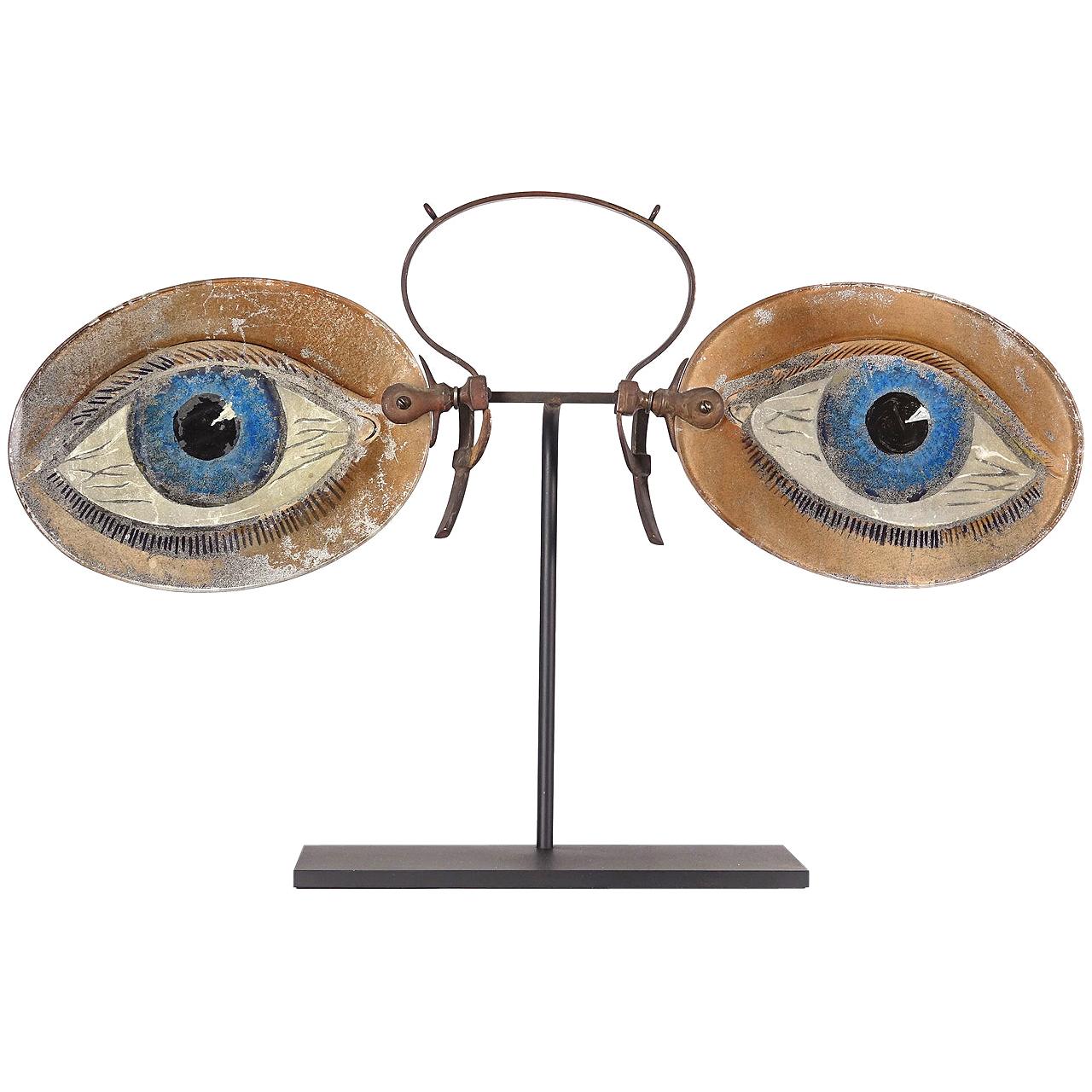Figurial 1800s Spectacles Trade Sign