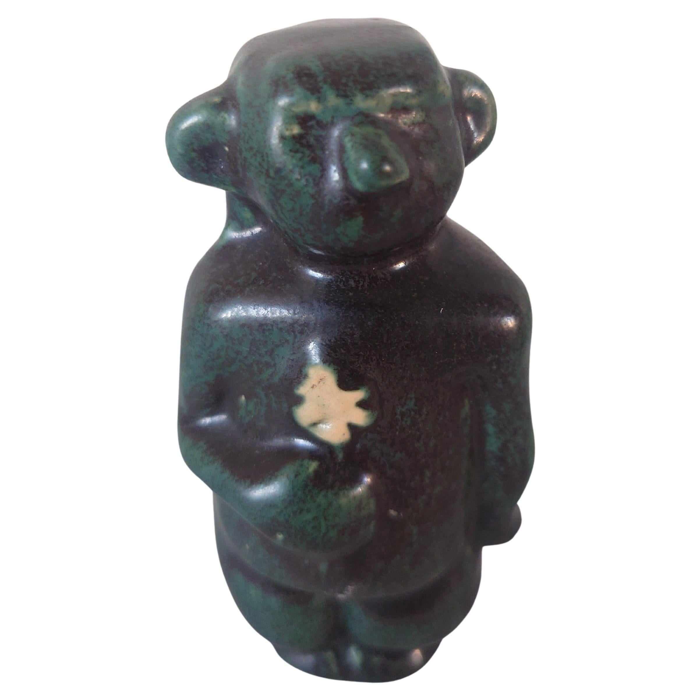 Figurina in ceramica Troll "Kulla" Åke Holm Made in Sweden in vendita