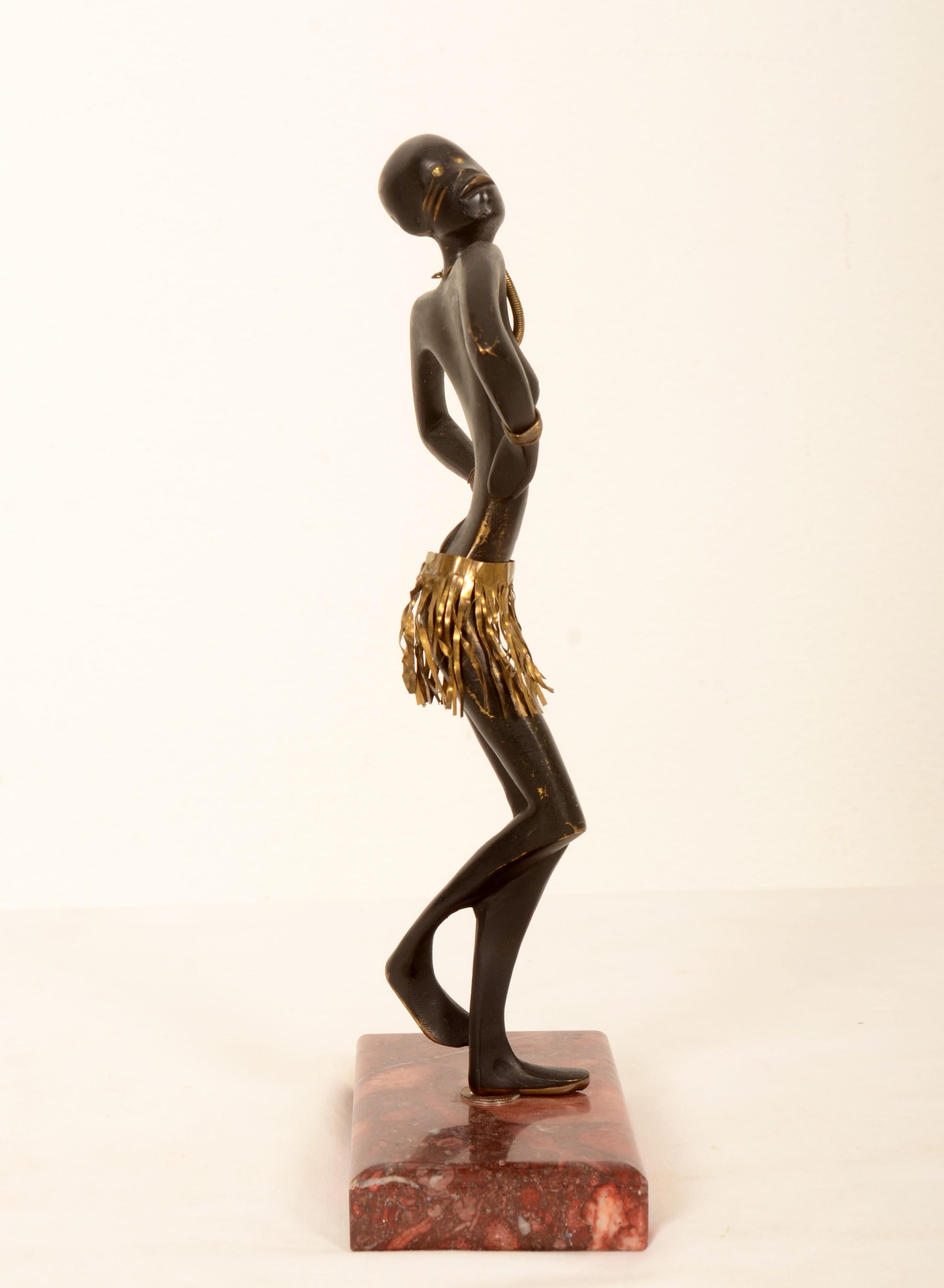 Autrichien Figurine Dancing Woman de Karl Hagenauer en vente
