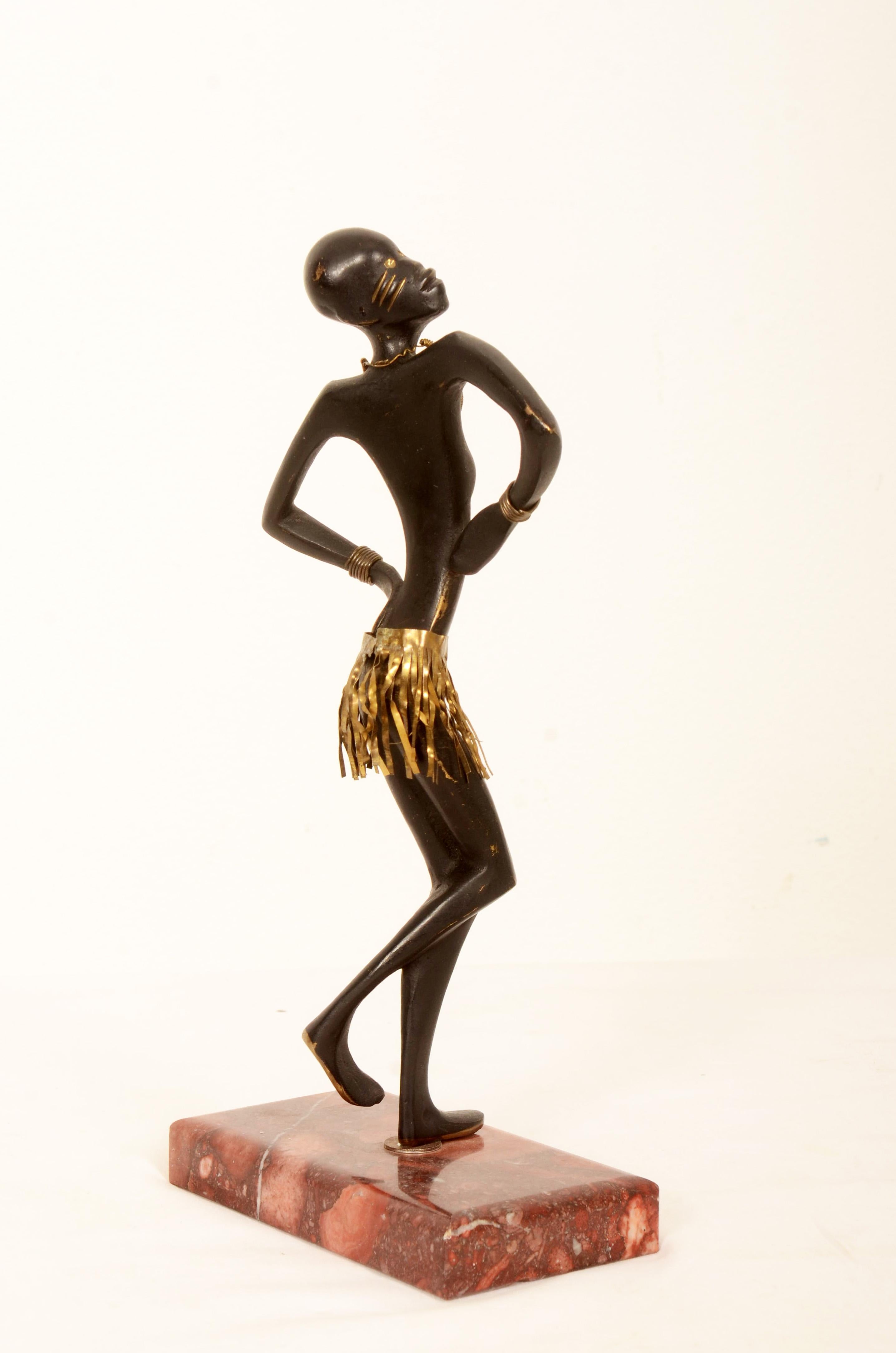 Figurine Dancing Woman de Karl Hagenauer Bon état - En vente à Vienna, AT