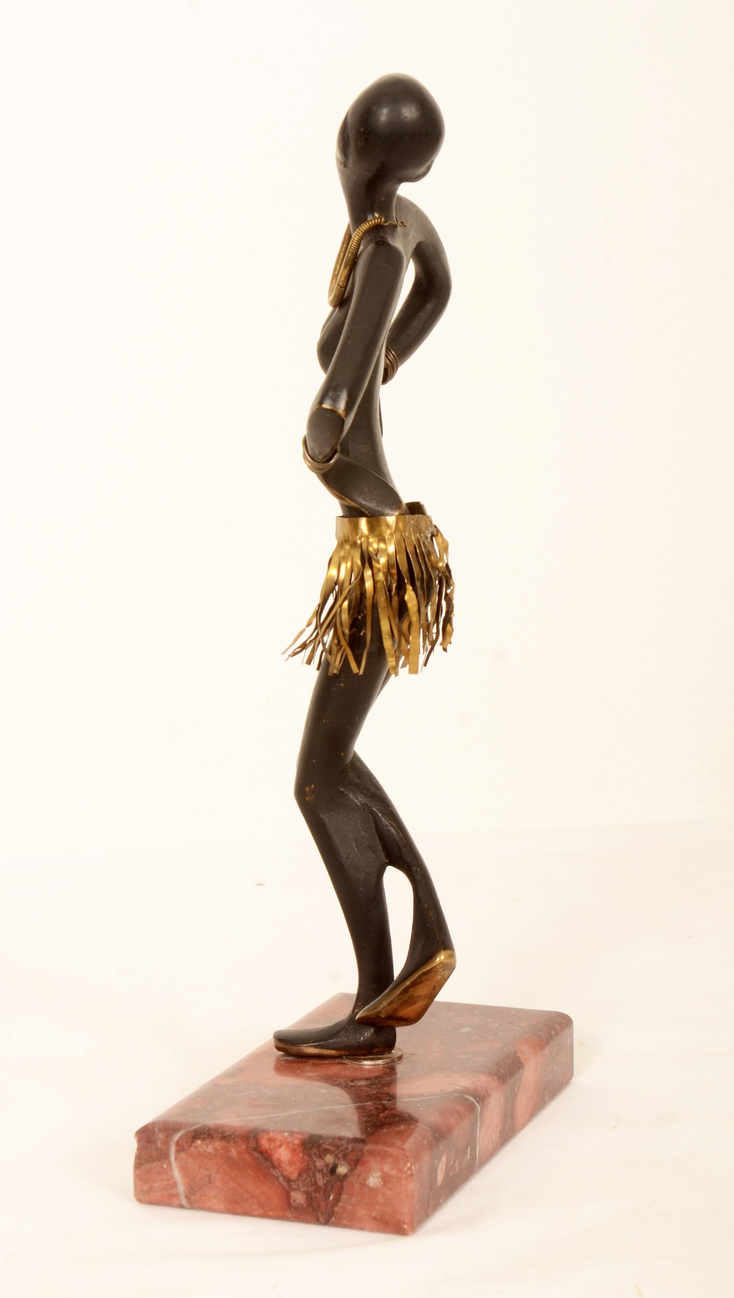 Céramique Figurine Dancing Woman de Karl Hagenauer en vente