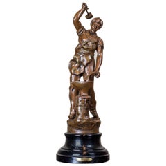 Figurilla de un herrero diseñada por Auguste Moreau de los años 30