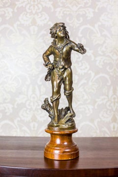 Figurine of a Boy from the 1930s, Signed