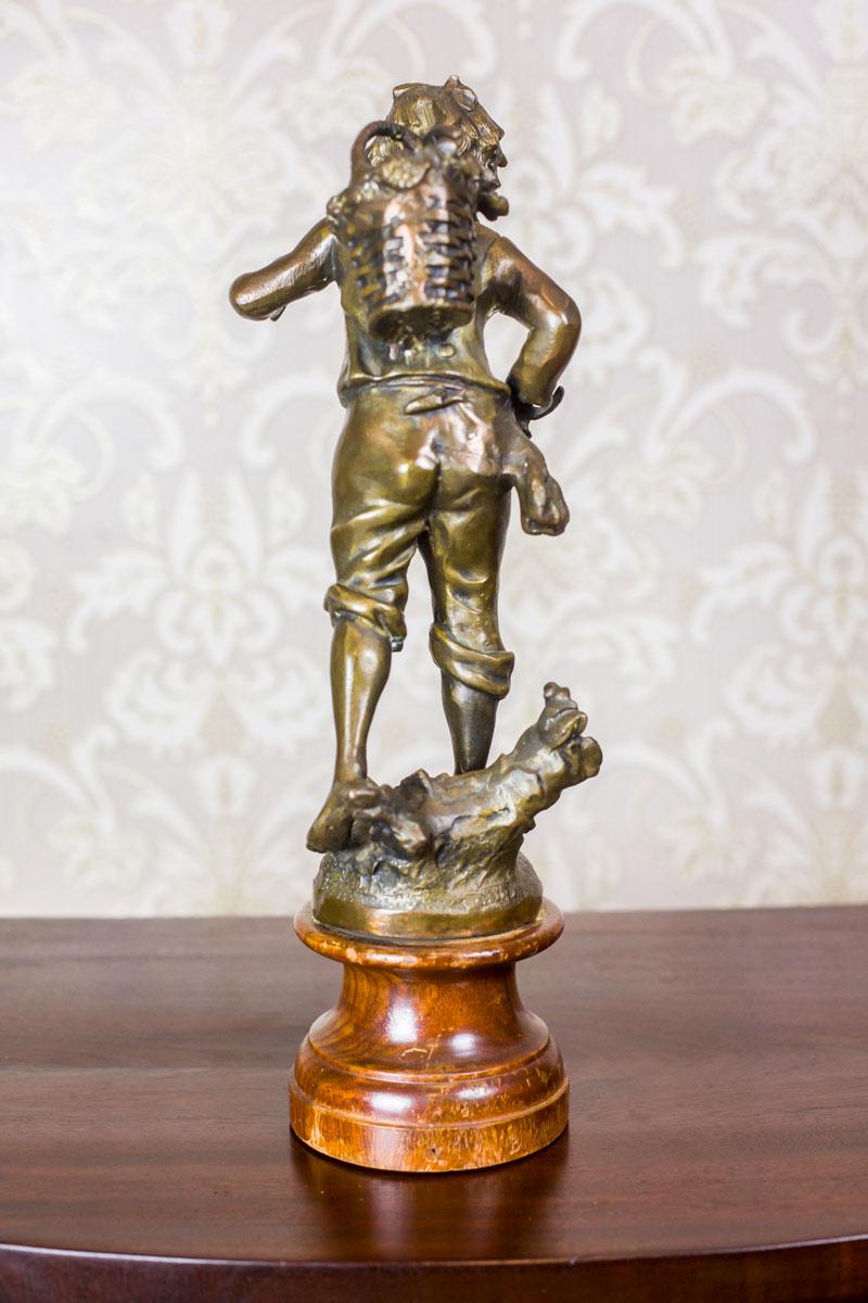 Figurine of a Boy from the 1930s, Signed For Sale 1