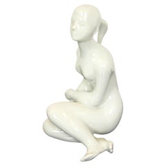 Vintage Figurine of a Naked Woman, Royal Dux, Czechoslovakia, 1960s