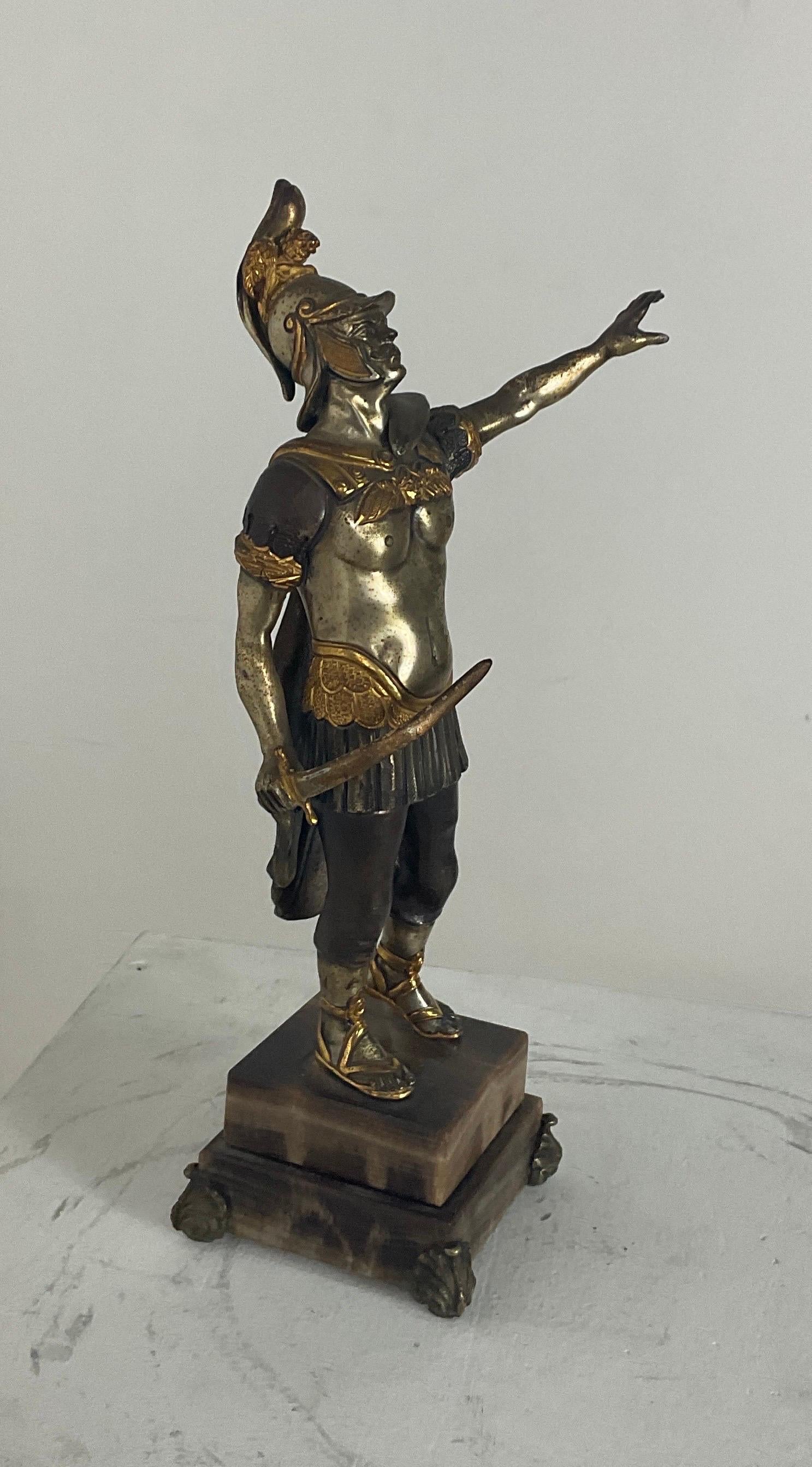 Figurine of the Roman Empire of Giuseppe Vasari of the 70s In Good Condition For Sale In Catania, IT
