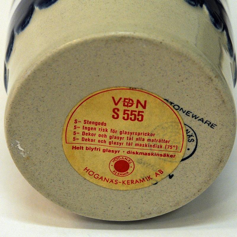 Paar keramische Öl- und Vinegarflaschen von Hgans, 1950er Jahre, Schweden, Figurenpaar (Keramik) im Angebot
