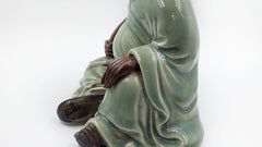 Figurine, Sanda ware, by Kinkodo Kisuke Edo period ceramic, celadon