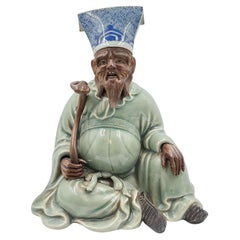 Figurine, Sanda ware, by Kinkodo Kisuke Edo period ceramic, celadon