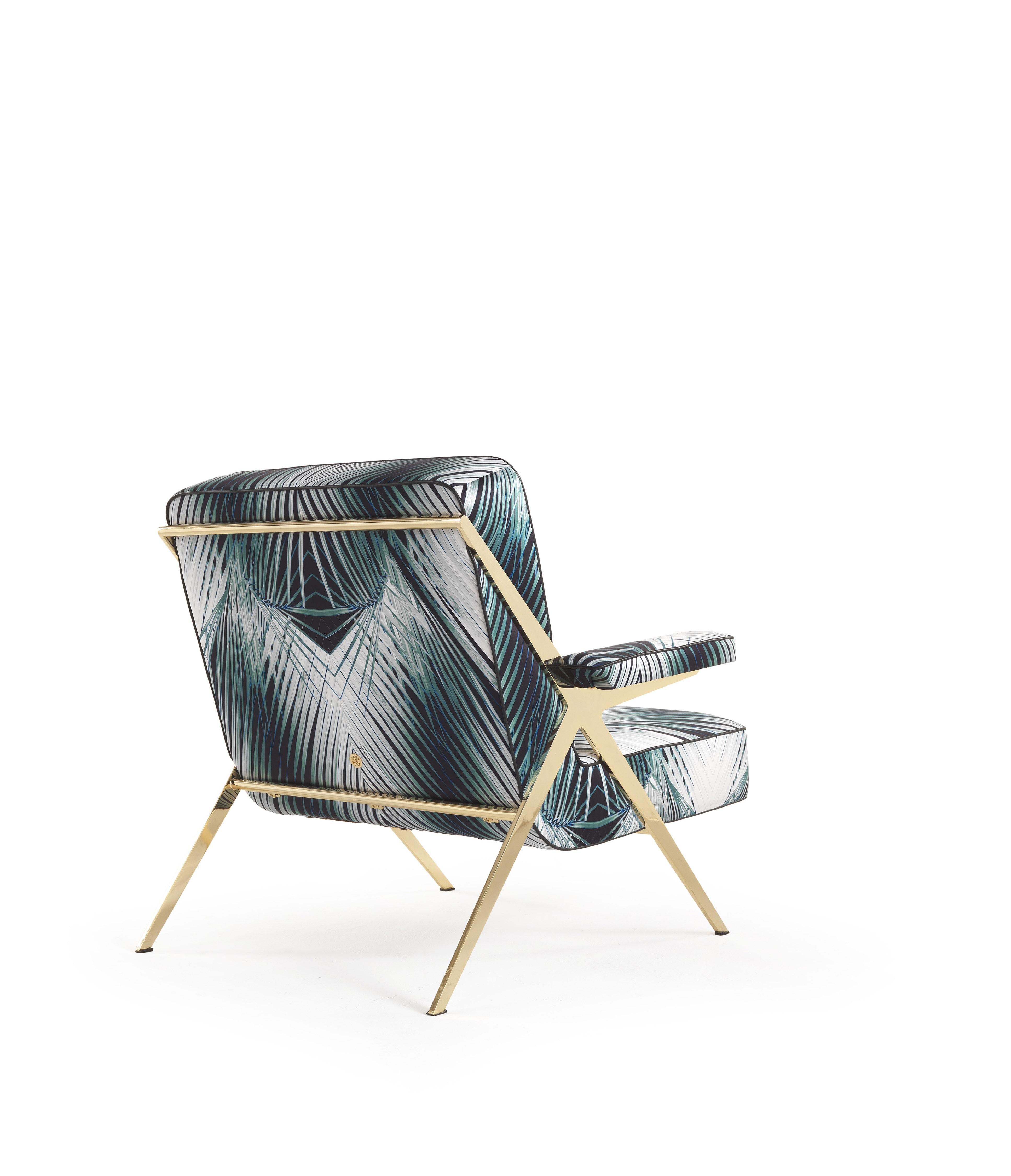 Fiji-Sessel aus dem 21. Jahrhundert mit Stoff von Roberto Cavalli Home Interiors  (Moderne) im Angebot