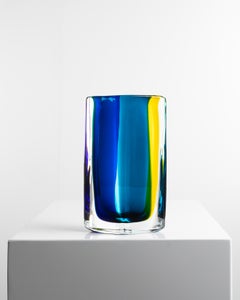 “Fiji”, Murano Glass vase by Fulvio Bianconi, Venini, Italy